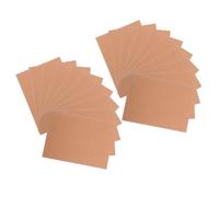 SHINEOFI 20pcs A5 Kraft Paper Sketchbook, 36 Unlined Pages | Lightweight Khaki Cover, Minimalist Design, Portable Writing Journal for Students and Office Workers, Reducing Visual Fatigue