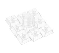 SHINEOFI 20pcs Abs Keycaps for Mechanical Gaming Keyboards, High Transparency Key Caps Quick Replacement and Easy to Clean, for Professional Gamers and Office Users