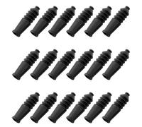 SHINEOFI 20pcs Bike Brake Cable Rubber Sleeve Caps Versatile Adaptability and Wear Resistance, Black Brake Cable Cover for Outdoor Adventures and Other Cycling Gear Scenarios,