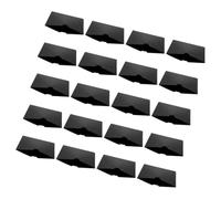 SHINEOFI 20pcs Black Kraft Paper CD Dvd Sleeves Media Storage Bags for Disc Protection and Packaging, Suitable for Home and Office Use, Sturdy Paper Envelopes