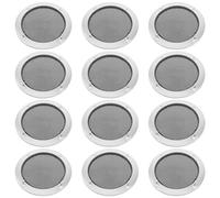 SHINEOFI 20pcs Car Audio Protection Net Metal Mesh Grill Horn Guard for Truck Speaker Enclosure Tabs