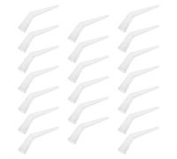 SHINEOFI 20Pcs Caulk Nozzle Tips with 1.5Cm Inner Diameter Elbow Connector, Reusable Caulking Finisher Applicator for Door Window Tile Sealing and Home Renovation