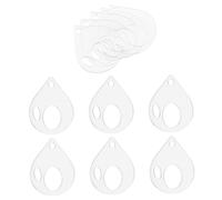 SHINEOFI 20PCS Clear Acrylic Sewing Accessory Bobbins Transparent Embroidery Floss Thread Organizer for DIY Craft Storage Compact Cross Stitch Thread Holder