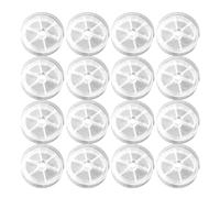 SHINEOFI 20Pcs Clear Plastic Spool Storage Tray for Thread Bobbin Organiser Small Compact Sewing Embroidery Yarn Holder for Crafting and Home Use