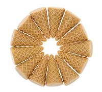 SHINEOFI 20Pcs DIY Ice Cream Cone Charms for Crafting Resin Hairpin Accessories Small Lightweight Embellishments for Jewelry Making Phone Case Decor Wedding Bouquets