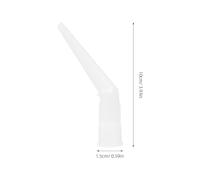 SHINEOFI 20Pcs Elbow Caulk Nozzles with 1.5Cm Inner Diameter Plastic Tips for Home Sealant Application, Caulking Nozzle Adapter and Finishing Tool for Precise Joint Filling and Seamless