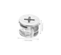 SHINEOFI 20pcs Furniture Cam Locks Fasteners Metal Cam Lock Nuts for Wardrobe Cabinet Table Assembly Nickel Plated Concealed Connectors for Secure Furniture Joining
