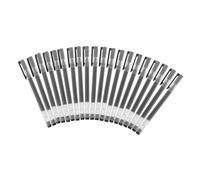 SHINEOFI 20pcs Gel Ink Pens Professional Black Ink Office Writing Tools for Smooth Note Taking Ergonomic Grip for School Business Use Large Capacity Multipurpose Essentials