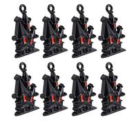 SHINEOFI 20pcs Halloween Castle Pendant Alloy Charm for DIY Jewelry Making with Delicate Black Haunted House Design, Eye-catching Costume Decoration for Scrapbook Projects and Dangle