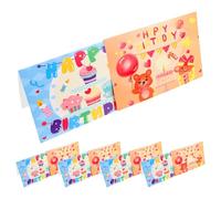 SHINEOFI 20pcs Hand-drawn Birthday Cards with Envelopes, Blank Cartoon Celebration Greeting Cards for ’ Birthday Party and Thank You Notes