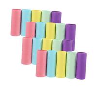 SHINEOFI 20pcs Kraft Paper Tubes for Art Craft Projects Mixed Color Height Diameter for Storage Shipping Drawings DIY Creative Materials