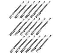 SHINEOFI 20pcs Liquid Ink Pens Black Gel Pens for Smooth Writing Comfortable Grip for School Office Supplies Note Taking and Journaling