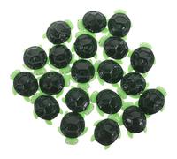 SHINEOFI 20pcs Mini Sea Turtle Figurines Resin Statues Realistic Tiny Turtle Decorations for Fairy Garden Fish Tank Micro Landscape Terrarium Creative Ocean Animal Collectibles