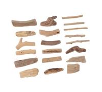 SHINEOFI 20pcs Natural Driftwood Polished Smooth Finish for Aquarium and Freshwater Fish Tank Decoration Unique Shapes for DIY Crafts and Artistic Home Driftwood Sculptures