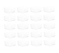 SHINEOFI 20pcs Plastic Candle Holder Wax Melt Mold Box for Candle Making DIY Lightweight Flame-Resistant Acrylic Containers Suitable for Paraffin Soybean Beeswax Modern Square Design
