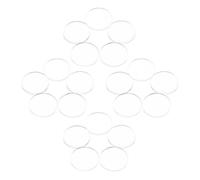 SHINEOFI 20pcs Pool Cue Tip Spacer Pad Made of Plastic, 0.53 Inch Diameter, Reduces Impact Force and Provides Improved Control for Snooker and Billiards Training Sessions