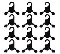 SHINEOFI 20Pcs Small Dog Clothes Hangers Non-Slip Plastic Pet Garment Rack Apparel Hanger Racks for Puppy and Cat Clothing Storage