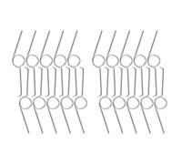 SHINEOFI 20pcs Small Torsion Spring Kit for Trash Can Lid Replacement 4-Coil Iron-Nickel Springs with Smooth Opening and Closing for Home and Carpentry Projects