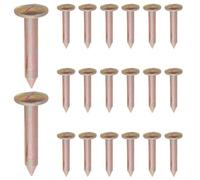 SHINEOFI 20pcs Surveying Marker Nails with Galvanized Material for Construction Projects and Geodetic Survey, Weather Resistant and High Precision Boundary Marker Spikes, 5cm/1.97 Inch Land