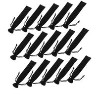 SHINEOFI 20pcs Velvet Drawstring Pen Bag - Pen Case Drawstring Pouch Single Pencil Holder Sleeves Covers Jewelry Bags Candy Wedding Favors for Office School