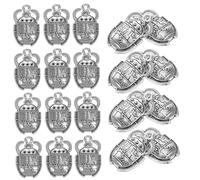 SHINEOFI 20pcs Vintage Sacred Beetle Pendant Egyptian Beetle Pendants Charms Charms Beads for Diy Necklace Bracelet Jewelry Making