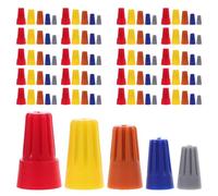 SHINEOFI 220Pcs Wire Connectors Kit with Screw Terminals and Spring Caps Electrical Quick Connectors for Fast Wiring for Electricians and Industrial Use