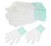 SHINEOFI 24 Pairs Anti-static Nylon Work Gloves for Unisex High Wear-resistant Protective Hand Safety Labor Gloves for Gardening Electrician Industrial and Cleanroom Use