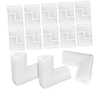 SHINEOFI 24 Pcs Epe Foam Corner Protectors Soft Shipping Guards for Tv Frames Picture Frames and Mirrors Shock Absorbing Edge Protection for Moving and Packing Fragile Items
