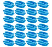 SHINEOFI 24pcs Electric Fence Insulators for Electric Fencing Wire, Plastic Corner Post and Strain Insulators with 14mm Slot, Low Maintenance Design for Farm and Pasture Management