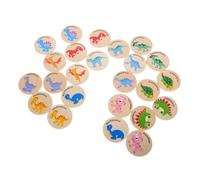 SHINEOFI 24pcs Matching Game Dinosaur Wooden Memory Cognition Concentration Educational Animal Puzzle for Preschool Learning and Social Play