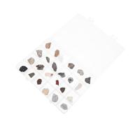 SHINEOFI 24pcs Natural Mineral Collection Kit for Adults Genuine Rock Specimens in Display Box for Geology Education Science Exploration and Classroom Learning