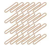 SHINEOFI 250pcs Orange Heat-resistant Rubber Bands with Exceptional Stretch and Resilience for Test Tubes and Lab Equipment, for Industrial Operations and Classroom Use