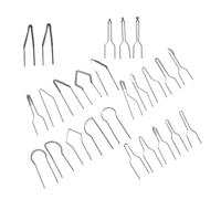 SHINEOFI 25pcs High Temperature Soldering Iron Tips Kit Replaceable Pyrography Wire Tips for Precision Wood Burning and Electronic Welding Types for Artistic Wood Design and Detailed