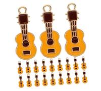 SHINEOFI 25pcs Music Charms Guitar Charms for Jewelry Making for Necklaces Bracelets and Keychains Durable DIY Accessories for Creative Crafting