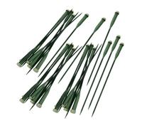 SHINEOFI 25pcs Plastic Flower Tubes with Caps for Fresh Flowers and Orchids Easily with Green Floral Water Tubes for Wedding Celebrations and Commercial Exhibitions