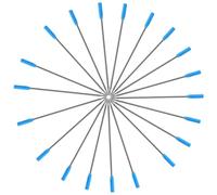 SHINEOFI 25Pcs Smooth Gel Pen Refills Creative Replacement Ink for Ballpoint Pens Medium Tip for Students Office Use Easy to Replace Portable