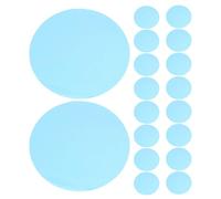 SHINEOFI 25pcs Soft Glow Diffusion Lamp Color Overlay Decals for Video Light and Glass Doors, Removable Pet Ceiling Spotlight Gel Discs for Movies and DIY Lighting Effects