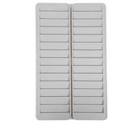 SHINEOFI 28 Slots Time Card Holder Wall Mounted Expandable Time Clock Holder Badge Rack Employee Attendance Work Cards Organizer for Office Warehouse Punch-in Clock Out