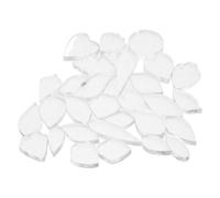 SHINEOFI 29pcs Plastic Velvet Flower Embossing Mould Set with Petal and Leaf Shapes, Multi-Person Operation Versatile Craft Templates for Beginners in Nonheritage Workshops and School Art