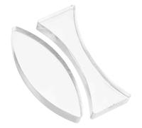 SHINEOFI 2pcs Acrylic Convex and Concave Lens Set for Physical Teaching Equipment, Demonstrating Optical Principles and Learning Light Refraction, for Students in Science Education