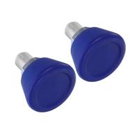 SHINEOFI 2pcs Adjustable Roller Skate Toe Stop Brake Pad with Bolt Rubber Brake Block for Roller Skates Blue