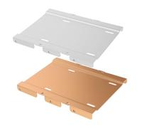 SHINEOFI 2pcs Aluminum Alloy Hard Drive Mount Tray Adapter for Desktop Compatible with Various Systems Easy Installation Heat Dissipation for Optimal Performance