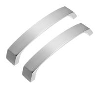 SHINEOFI 2pcs Aluminum Alloy Kitchen Cabinet Handles Center Drawer Pulls for Cupboards and Dressers Easy to Install Sleek Brushed Nickel Finish Suitable for Bathroom and Kitchen Renovations