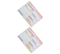 SHINEOFI 2pcs B5 Financial Notebook Set - Cash Book Organizer and Monthly Budget Planner for Home and Small Business Expense Tracking and Budget Management