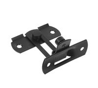 SHINEOFI 2pcs Barn Door Latch Lock Flip Sliding Door Lock for Privacy Security No Drill Installation Quiet Operation Scratch Resistant Material for Garage Gates Bathroom Sliding Windows