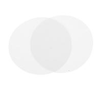 SHINEOFI 2pcs Beige Cloth Lamp Shade Diffuser Covers for Table Lamps and Baby Rooms, Easy Installation and Antiglare Feature, Round Shape Light Shade Diffuser for Soften Light