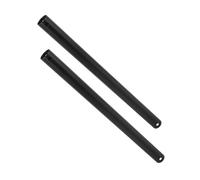 SHINEOFI 2pcs Black Ceiling Fan Light Extension Downrods for Invisible Fan Lights Stable Wobble Design Tool Installation Suitable for Living Bedroom Office Lighting and Ventilation