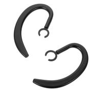 SHINEOFI 2pcs Black Rubber Wireless Ear Hook Clips 6mm 7mm Adjustable Rotation Earbud Holders Anti-lost Headphones Replacement Ear Hooks for Sports and Daily Use