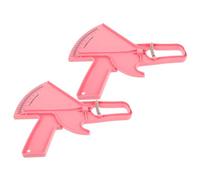 SHINEOFI 2pcs Body Fat Caliper Skinfold Calipers, Plastic Pink Fat Measurement Device, for Professional Body Measurement Kit and Fitness, Easy Operation and Ergonomic Grip