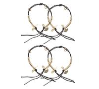 SHINEOFI 2pcs Brass Buddhist Bead Counter Portable DIY Finger Counter for Chanting Prayer Meditation Beads Tasbih Prayer Meditation Accessory for Women